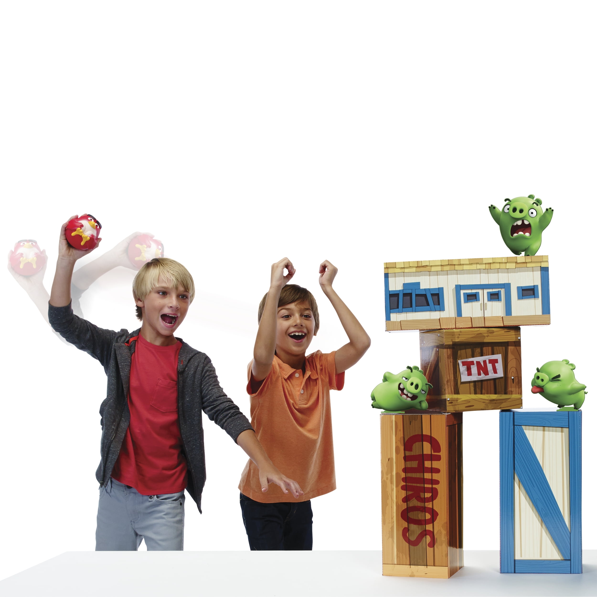Angry birds 2024 vinyl knockout playset