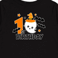 thumbnail image 4 of Inktastic 1st Birthday with Ghost and Bats Halloween Boys or Girls Long Sleeve Toddler T-Shirt, 4 of 5