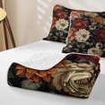 thumbnail image 4 of Erosebridal Antique Boho Rose Twin Quilt Set for Women Girls, Dahlia Floral Print Twin Coverlet Set, 2pcs, 4 of 7