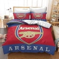 thumbnail image 1 of Football Arsenal Duvet Cover Unique Gift Christmas Bedding Set Wrinkle Free Light Weight Durable + 2 Pillowcases ), 1 of 4