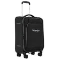thumbnail image 5 of Wrangler 20-inch Soft-Side Expandable Rolling Carry-on with 8-Wheel System, Black, 5 of 9