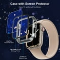 thumbnail image 4 of CAVN 4-Pack Apple Watch Series 7 Screen Protector Hard PC Case with Tempered Glass for iWatch 7  45 mm, 4 of 11