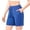 Blue_002, variant on CIENVNSTG Shorts for Women Summer Casual High Waisted Wide Leg Drawstring Shorts Workout Athletic Shorts with Pockets Black L
