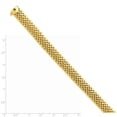thumbnail image 2 of FB Jewels 14K Yellow Gold 7.25in 9.25mm Polished Mesh Bracelet, 2 of 2