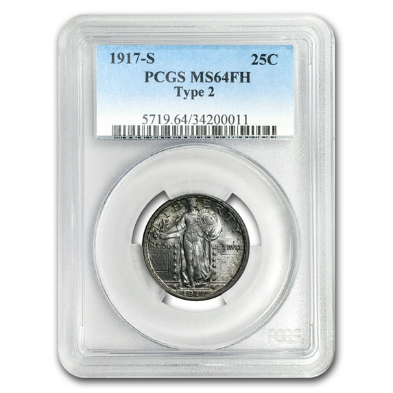 1917-S Standing Liberty Quarter Type-II MS-64 PCGS (FH)