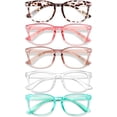 thumbnail image 1 of Gafas de bloqueo de luz azul WINTOO para mujer y hombre, 5 pares, 1 of 7