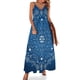 thumbnail image 1 of Vestido sin mangas azul mandala vestido verano mujer ropa mujer vestido de noche 2024, 1 of 7