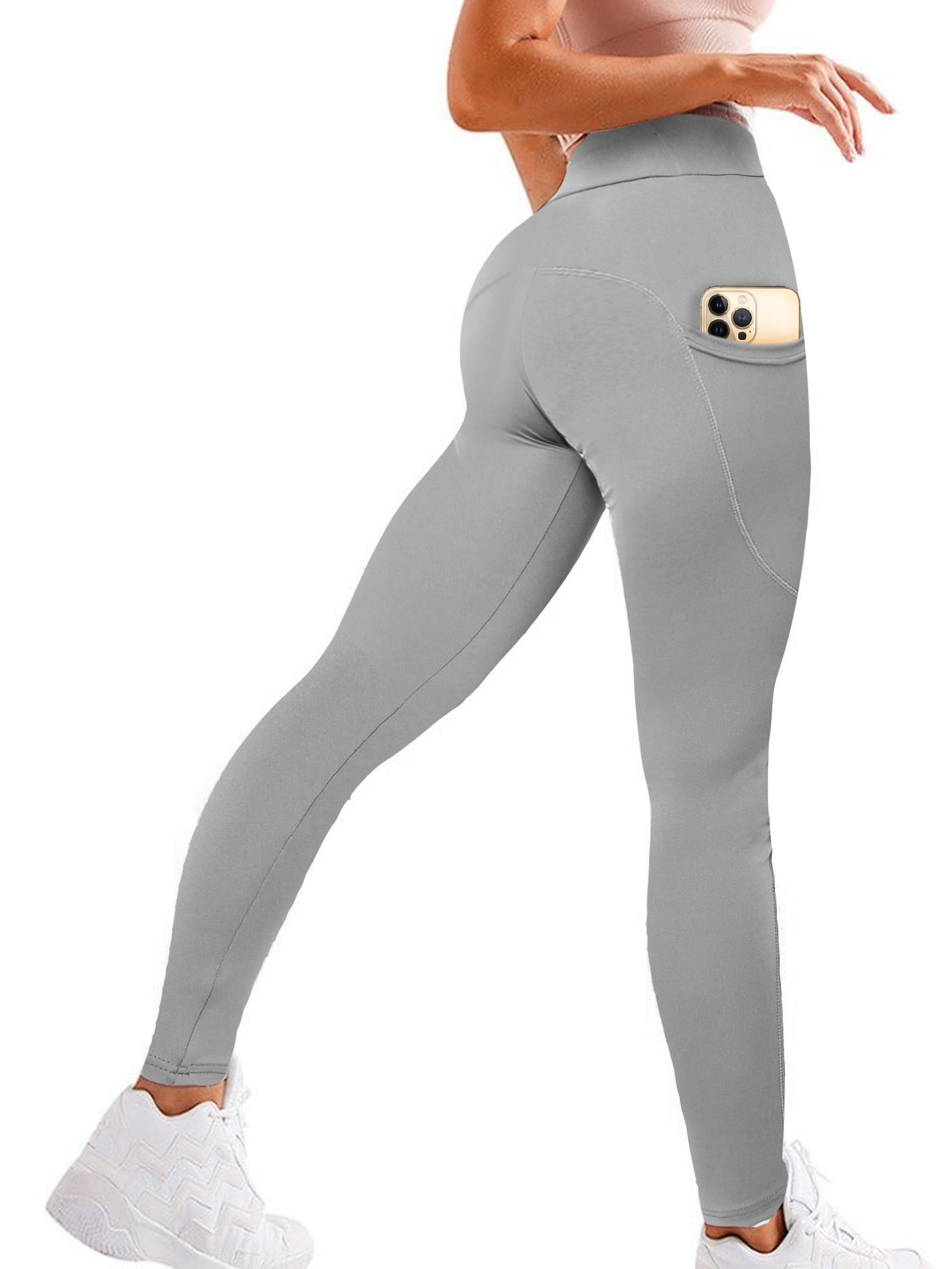 Women Sports Yoga Leggings Workout Running Gym Fitness Stretch Pants With Pocket 