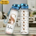 thumbnail image 2 of Personalized Horse Lovers 32 Oz 1Liter Motivational Water Bottle, Horses Customized Name Water Bottle With Time Marker, Animal Lovers Gifts For Women Girl On Birthday, Mother Day's, 2 of 5