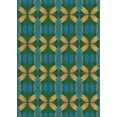 thumbnail image 1 of Ahgly Company Indoor Rectangle Patterned Green Novelty Area Rugs, 3' x 5', 1 of 6