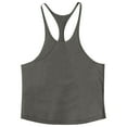 thumbnail image 3 of BADHUB Workout Tank Tops for Men Quick Dry Spaghetti Strap Gym Muscle Tee Bodybuilding Sleeveless Summer Shirts Dark Gray XXXXXL, 3 of 5