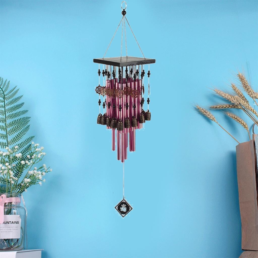 Outdoor Indoor Metal Tube Wind with Copper Large Windchimes for Patio Garden Terrace