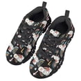thumbnail image 3 of Uourmeti Girls Shoes Size 11.5 Kids School Sneakers Llama Rainbow Print Mesh Walking Shoes Casual Lace Up Athletic Running Trainer, 3 of 7