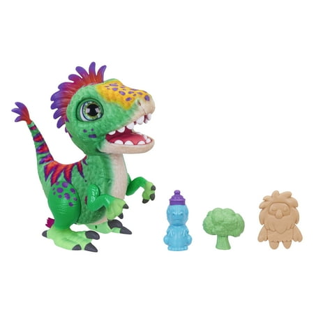 furReal Munchin Rex Baby Dino Pet, 35+ Sound and Motion