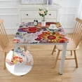 thumbnail image 2 of HAOXIT  Kitchen Dining Table Cloth for Square Tables Tabletop Cover for Parties, Wedding Use Spring/Summer 46*46, 2 of 7