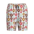 thumbnail image 3 of Picia Colorful Donuts Pajama Shorts for Men, Men's Pajama Bottoms, Sleepwear,Short Pajama Pants-Large, 3 of 9