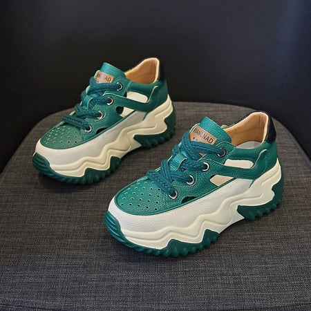 

Women s Chic Platform Wedge Sandals with Breathable Cutout Design Cap Toe and Elegant Strappy Lace-Up Closure Women Shoes Casual Flat Bottom Wedges Shoes
