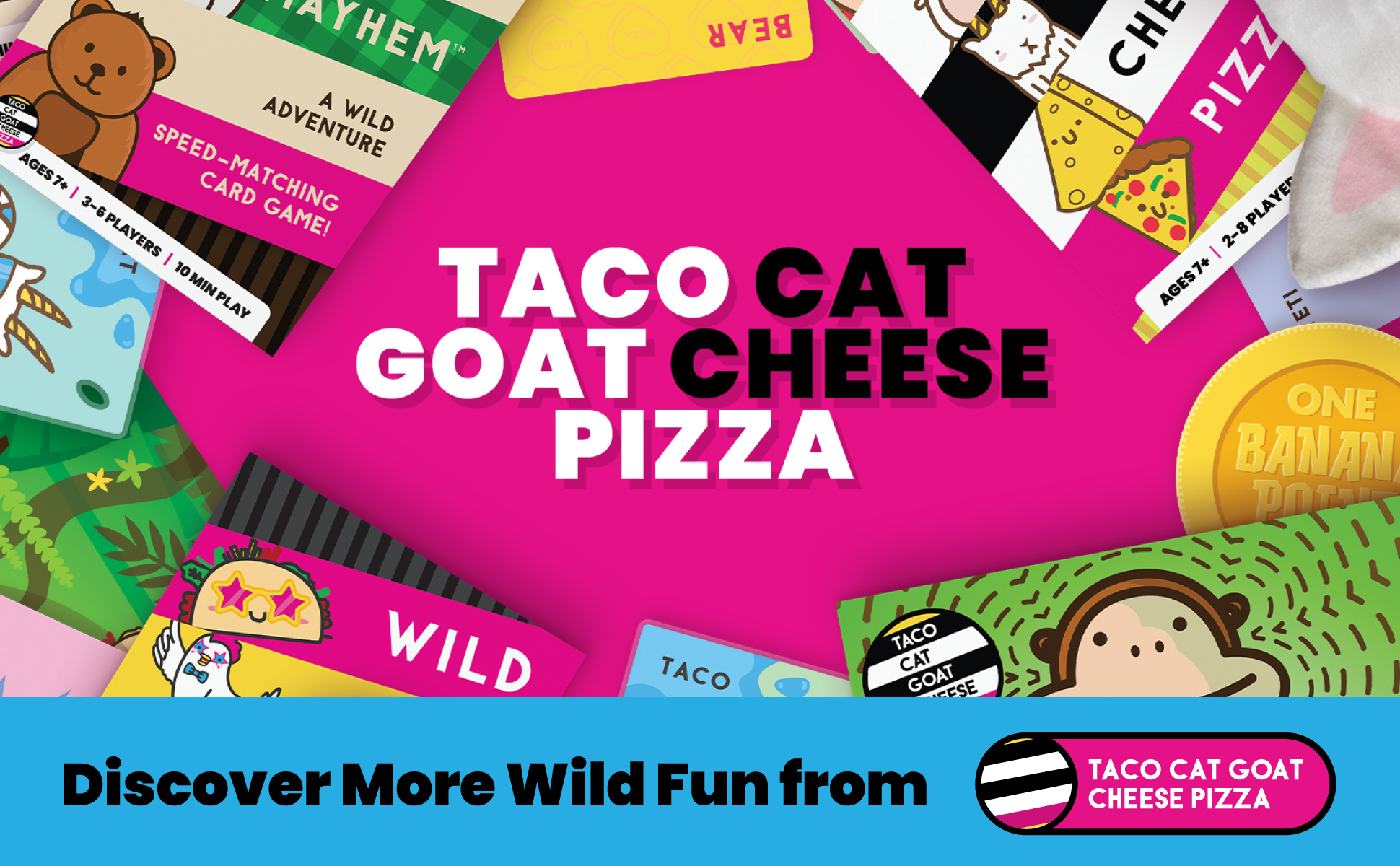 Taco Cat Goat Cheese Pizza Pool Edition Waterproof Card Game photo 7