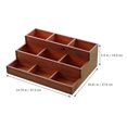 thumbnail image 2 of Minkissy Figure Display Shelf With Rectangular Wood For Wall Display 1Pack, 2 of 7