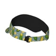 thumbnail image 2 of Daiia Corn On The Leaves Pattern Sport Sun Visor Hats Visor Cap Adjustable Empty Top Baseball Cap Cotton Ball Caps for Women and Men, 2 of 7