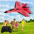 thumbnail image 4 of Wireless Remote Control Airplane Toy with Lights,USB Rechargeable SU-35 RC Remote Control Plane Glider,Outdoor Drop-Resistant Foam Airplane Fighter Jet for Adults&Aircraft Enthusiasts Gift Red, 4 of 9