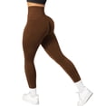thumbnail image 3 of YUEHUA Women's High Waist Yoga Leggings with Pockets, Tummy Control Butt Lifting Workout Pants, Stretchy Compression Activewear for Gym & Running, 3 of 4