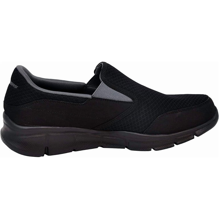 Skechers Men\'s Equalizer Slip-On Memory Foam Sneakers, Black, 11.5 Wide Fit Free Shipping! Skechers Men main image 3