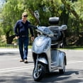 thumbnail image 4 of Arshin Large 3 Wheels Mobility Scooter,500 LBS Capacity for Seniors & Adults,Electric Powered Wheelchair Device, 4 of 7