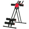 Best Choice Products Adjustable Abdominal Trainer Core Ab Cruncher W/ LCD Display - Red/Black