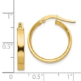 thumbnail image 4 of FB Jewels 14K Yellow Gold Hoop Earrings, 4 of 4