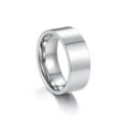 thumbnail image 4 of Stainless Steel Ring Women Silver Gold Black Band Ring Couple Rings Promise Ring, 4 of 9