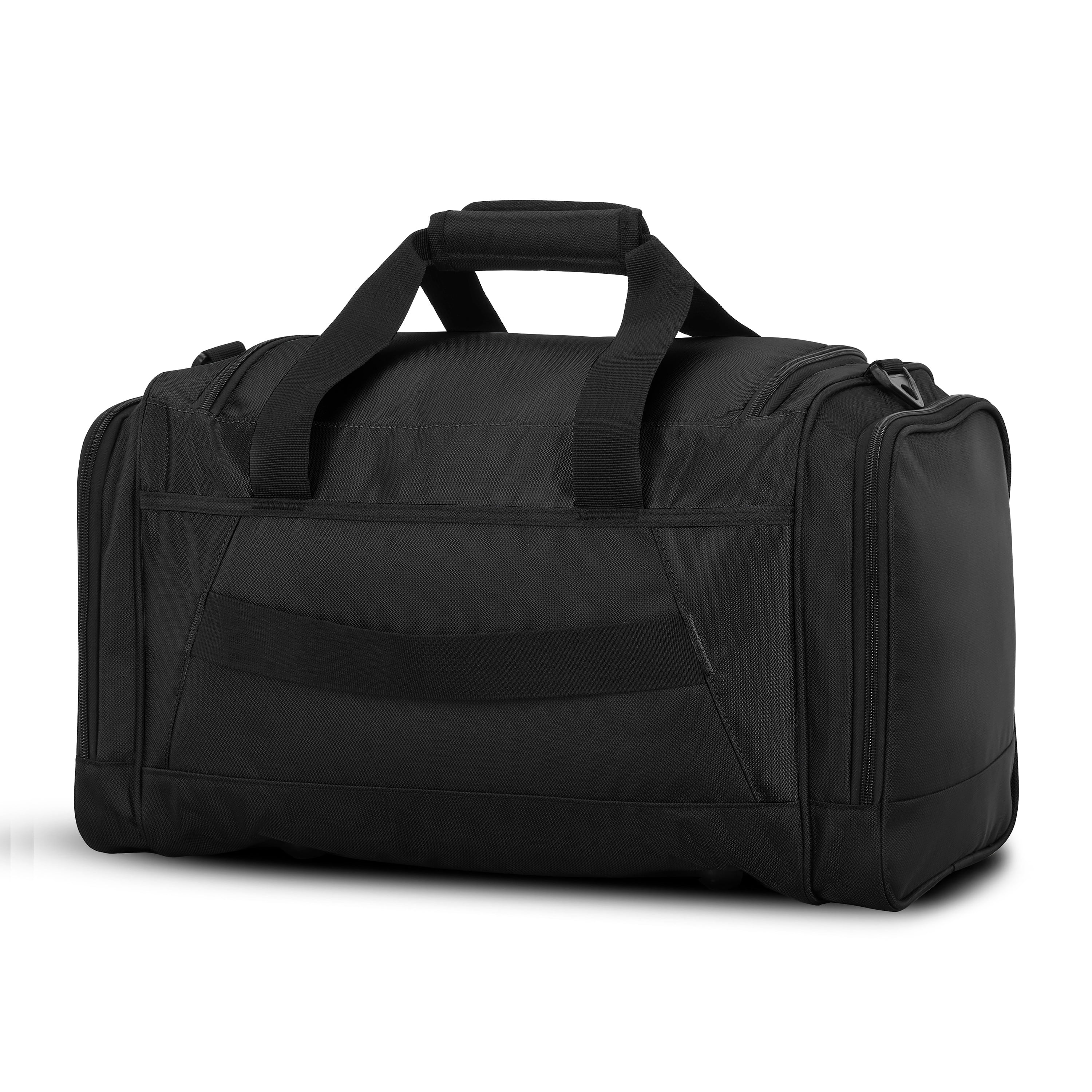 American Tourister 20-inch Black Carry on Duffel Bag