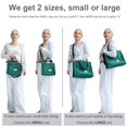 thumbnail image 2 of Bolso UERRUAM de pana ligera para mujer, color verde, 2 of 7