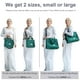 thumbnail image 2 of Bolso UERRUAM de pana ligera para mujer, color verde, 2 of 7
