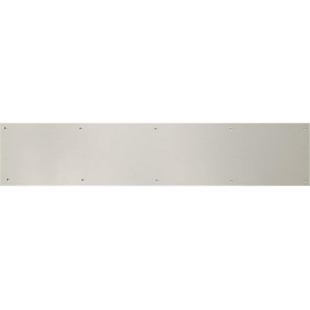 

BRASS Accents A09-P0640-670ADH Satin Nickel-Aluminum 6 x 40 Kick Plate Adhesive Mount