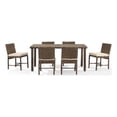 thumbnail image 1 of Crosley Furniture Bradenton 7-Piece Outdoor Wicker / Rattan Dining Set in Sand, 1 of 10
