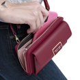 thumbnail image 5 of PULLIMORE Small Crossbody Bag for Women PU Leather Cell Phone Shoulder Purse Handbag with Card Slots (Pink), 5 of 9