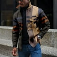 thumbnail image 2 of DPTALR Veste Colorée Automne et Hiver à Rayures pour Hommes, 2 of 4