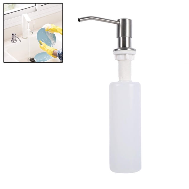 Dispensadores de jabón líquido en aerosol para cocina y baño, 300 ml, botella de plástico.