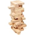 thumbnail image 1 of Timber Tower Wood Block Stacking Game, 48 Piece Classic Wooden Blocks for Building, Toppling and Tumbling Games, Deluxe Stacking Game - -, 1 of 5