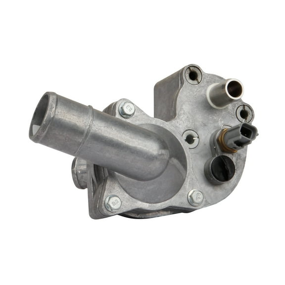 MITZONE Upgrade Aluminum Engine Coolant Thermostat Housing Assembly Compatible with 2005 2006 2007 2008 2009 2010 Ford Mustang 4.0L V6