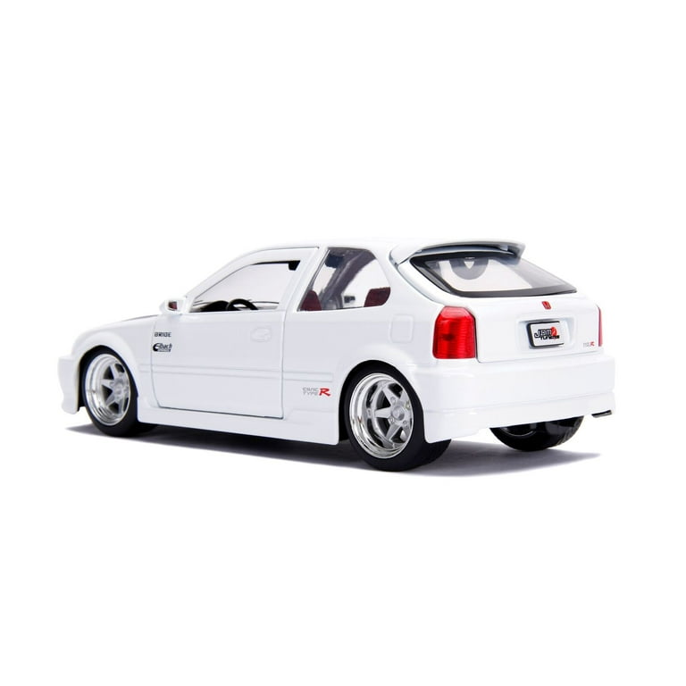 Honda Civic Type R (1997) 1/24スケール JADA TOYS JDM TUNERS 1997 HONDA CIVIC EK TYPE R BLUE 1:24