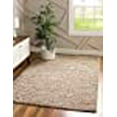thumbnail image 3 of Unique Loom Solo Solid Shag collection Modern Plush Taupe Area Rug (8 0 x 10 0), 3 of 5