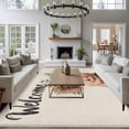 thumbnail image 2 of 6x9 Washable Area Rug, Pig Non-Slip Large Rectangle Rug for Living Room Dining Room, Welcome Indoor Floor Mat for Home Decor, 2 of 9