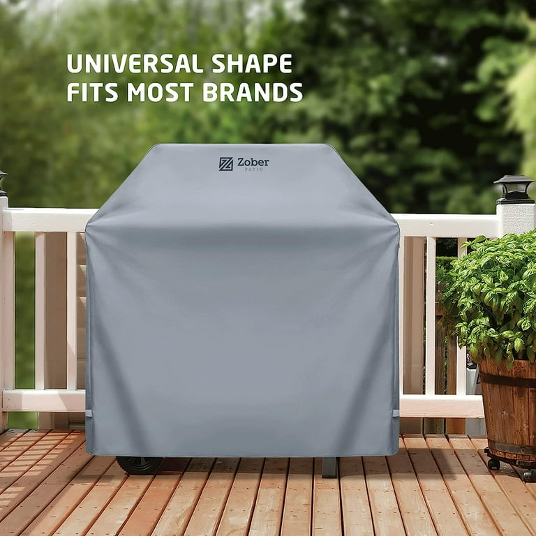 Zober Premium BBQ Grill Cover, 58&quot; Waterproof 600D Oxford Fabric 