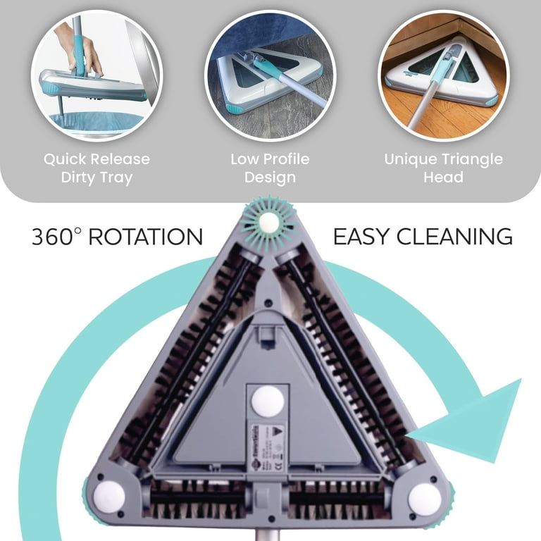 Zippi Sweeper Pro - Lightweight Sweeper, Perfect for Hardwood and