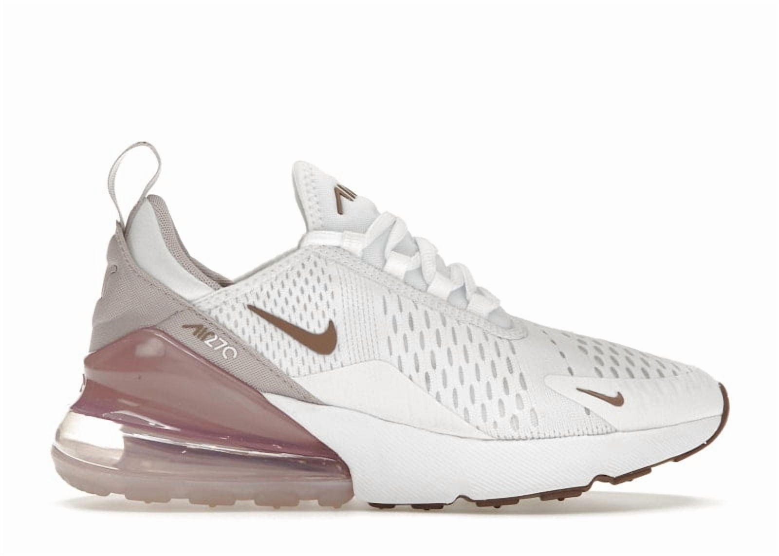 Women's Nike Air Max 270 White/Metallic Silver (DQ7652 100