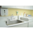 thumbnail image 2 of Delta 26C3934 Commercial Ceramic Disc Kitchen Faucet with Gooseneck Spout and Vandal Resistant Blade Handles, Chrome, 2 of 2