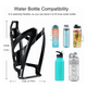 thumbnail image 3 of Soporte Porta Anfora Bloosom  Bicicleta Portabidón Universal+botella Negro, 3 of 4