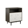 thumbnail image 1 of CosmoLiving par Cosmopolitan Olivia Armoire de rangement, chêne gris, 1 of 9